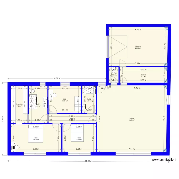 Villa Jo et Marie new. Plan de Villa Jo et Marie new. Plan de