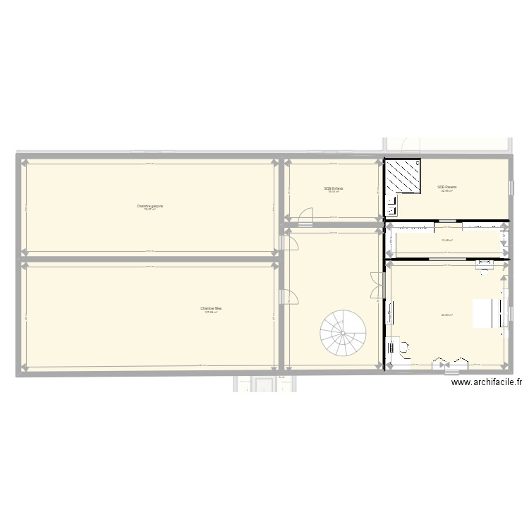Champs Georges 3. Plan de 0 pièce et 0 m2