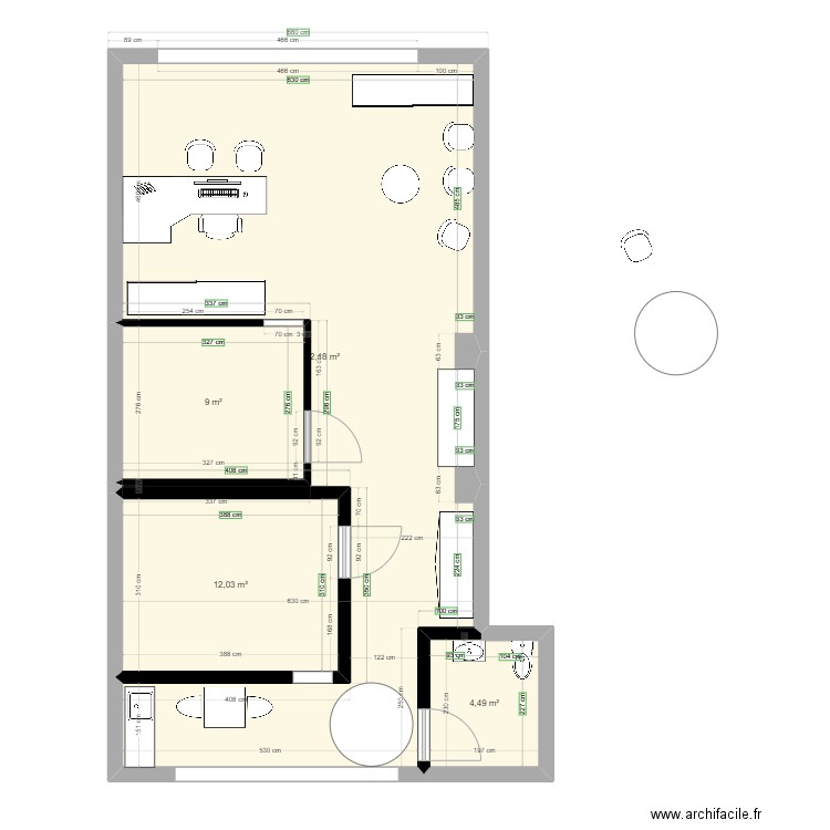 AIGUES MORTES. Plan de 4 pièces et 78 m2