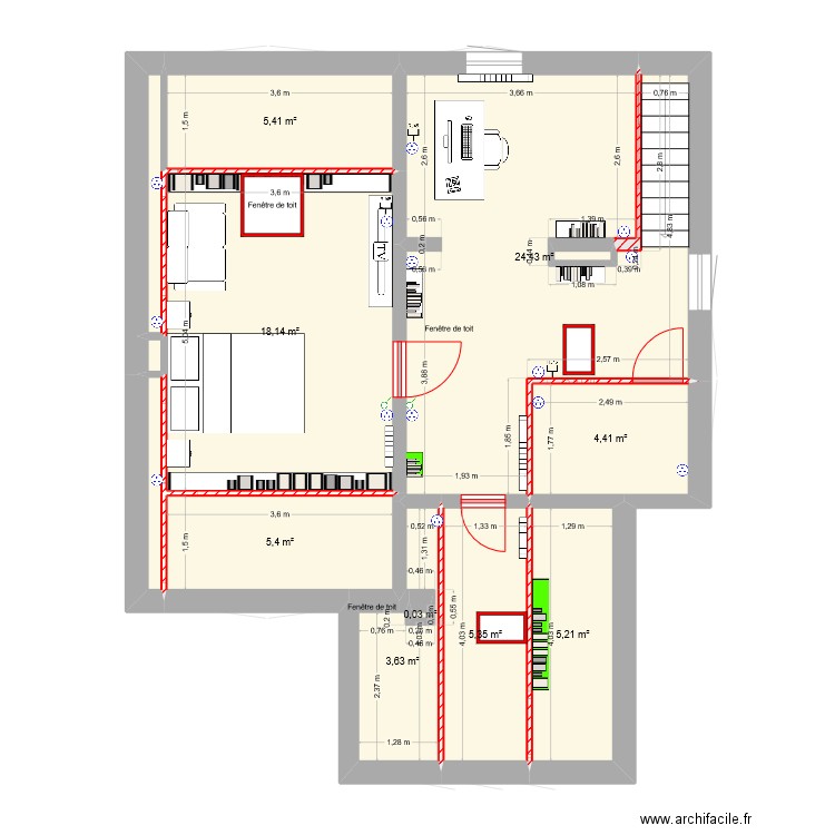 Maison Résistance V12. Plan de 41 pièces et 378 m2