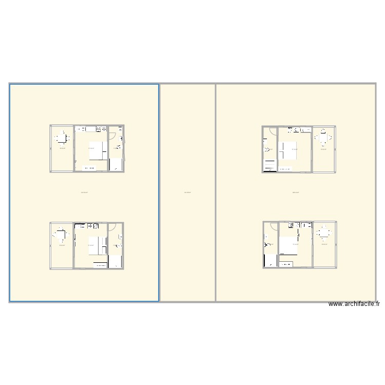 SCI Tank Haumi 4 F1 40m2. Plan de 0 pièce et 0 m2