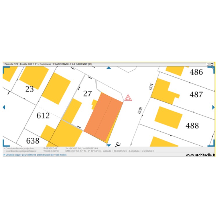 Plan de masse. Plan de 0 pièce et 0 m2