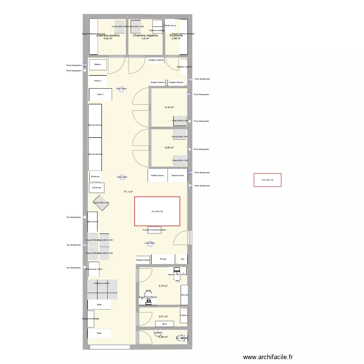 Dorian 120m2 - Montreuil 8. Plan de 