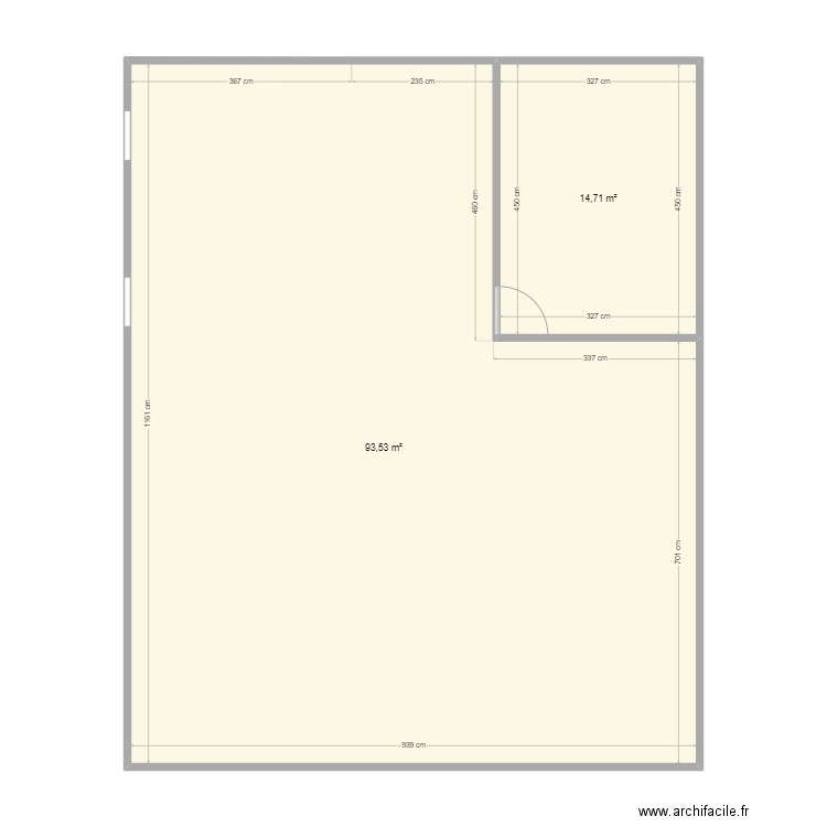 PLAN BUREAUX SERVON. Plan de 0 pièce et 0 m2