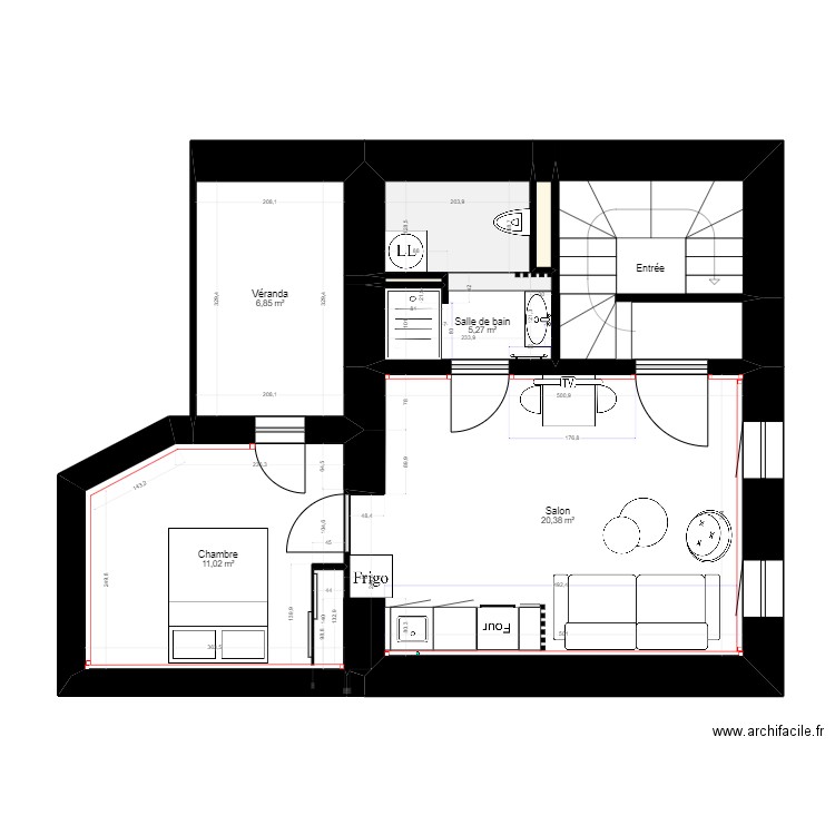 Plan Madeleine électricité. Plan de 0 pièce et 0 m2