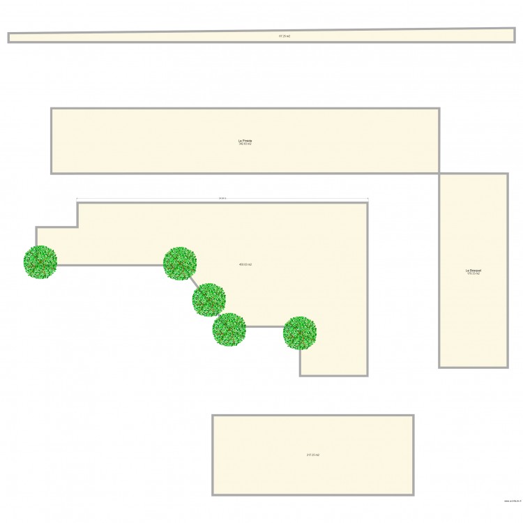 Plan Pinède   Bosquet. Plan de 0 pièce et 0 m2