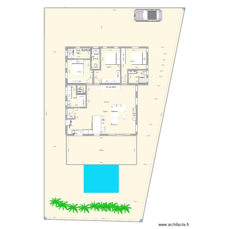 Bryce Gissac intérieur 5. Plan de 11 pièces et 673 m2