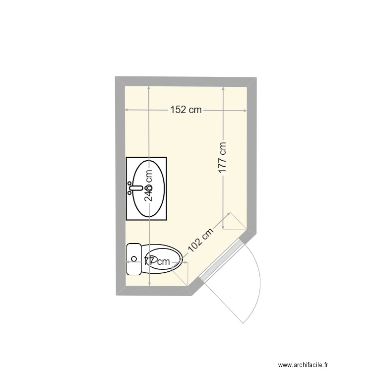 W.L. new SDB Armelle. Plan de 0 pièce et 0 m2