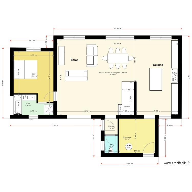 maison avril. Plan de 0 pièce et 0 m2