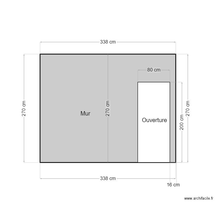 Ouverture Martigné. Plan de 0 pièce et 0 m2