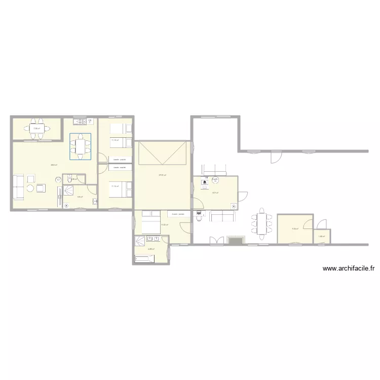 Plan construction gite . Plan de 