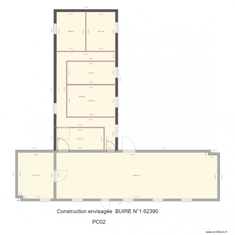 maison Priscilla INTERIEURE. Plan de 0 pièce et 0 m2