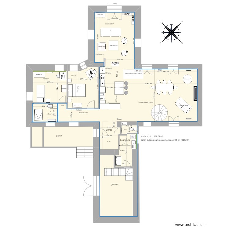 branceilles 16 poêle. Plan de 0 pièce et 0 m2