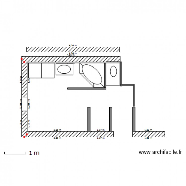 111_s/s-sol_actuel. Plan de 0 pièce et 0 m2