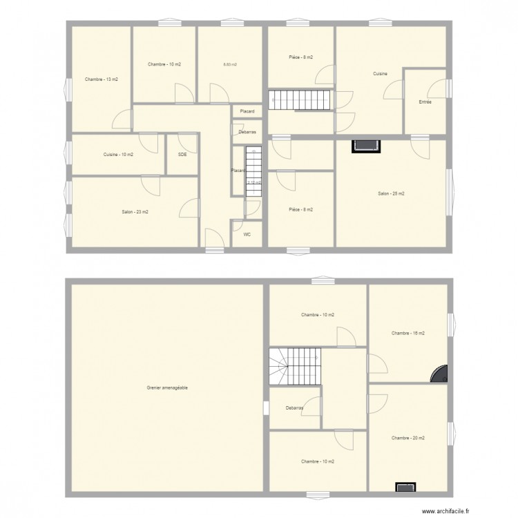 63001319 Biollet. Plan de 0 pièce et 0 m2