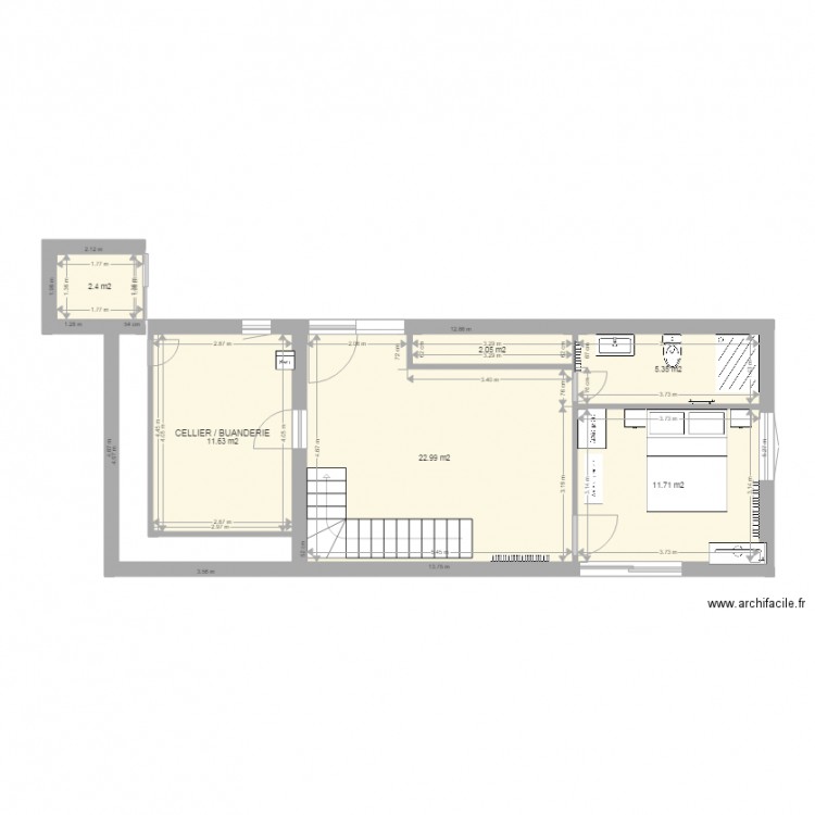 INTERIEUR RDC 03. Plan de 0 pièce et 0 m2