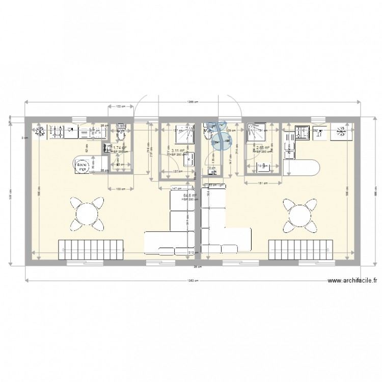 Appart city Gaja 32230. Plan de 0 pièce et 0 m2