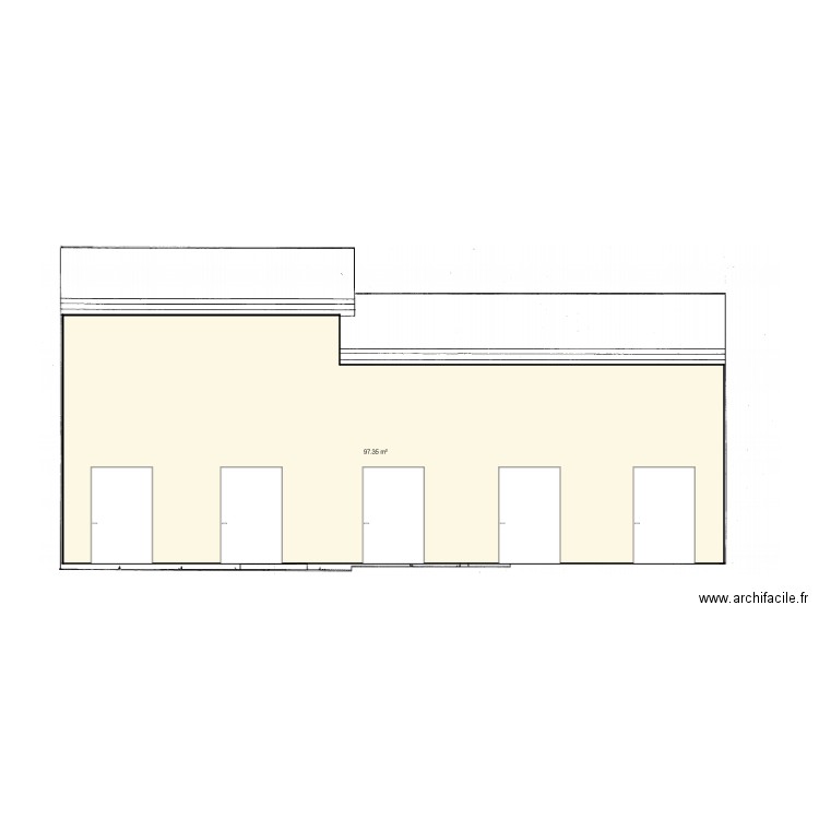 facade derniere. Plan de 0 pièce et 0 m2