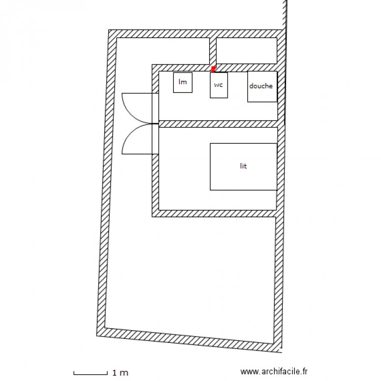 etage. Plan de 0 pièce et 0 m2