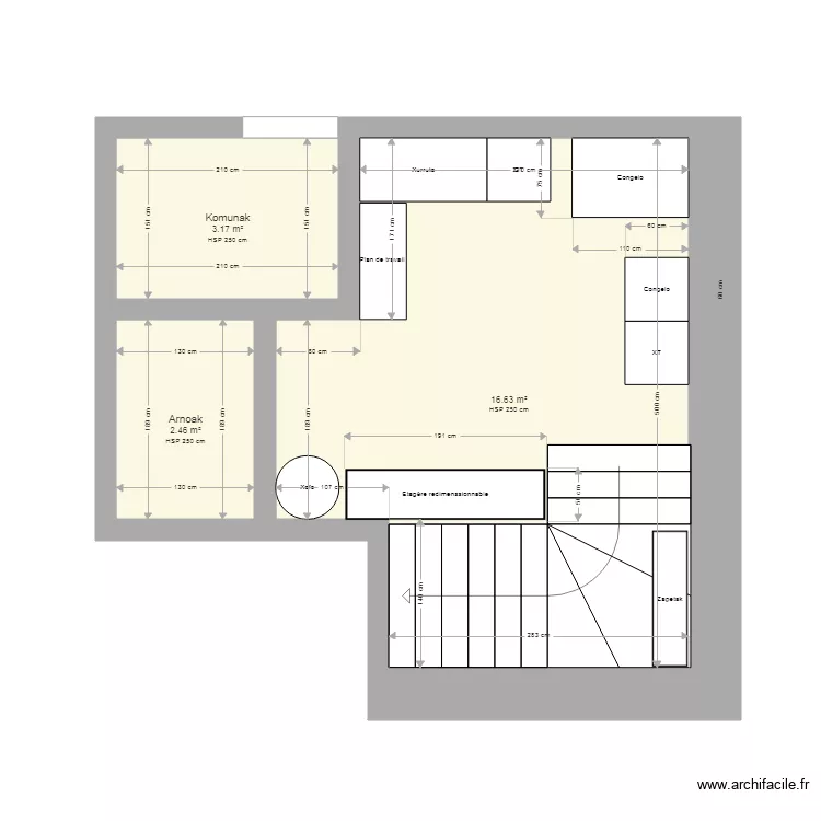 Aitamen sala 2. Plan de 