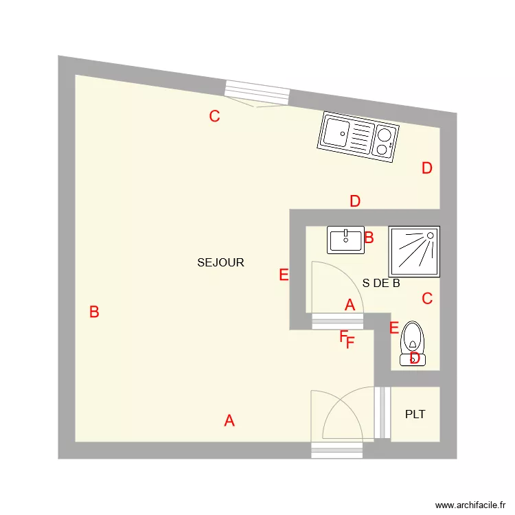 MAMIGE APT 1. Plan de MAMIGE APT 1. Plan de