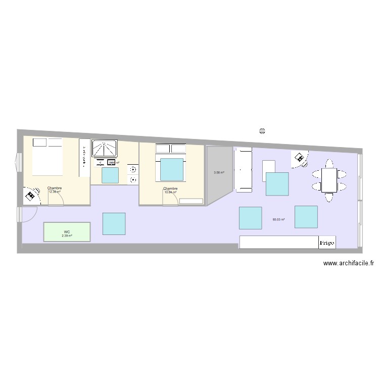 PLAN DE MASSE PROJET. Plan de 0 pièce et 0 m2