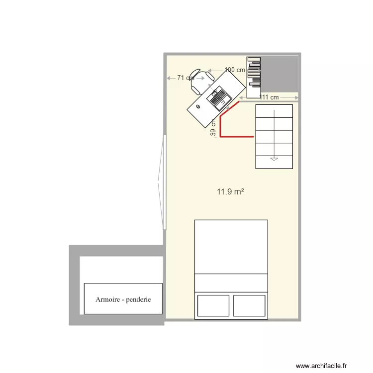 Duplex R1 projet . Plan de 