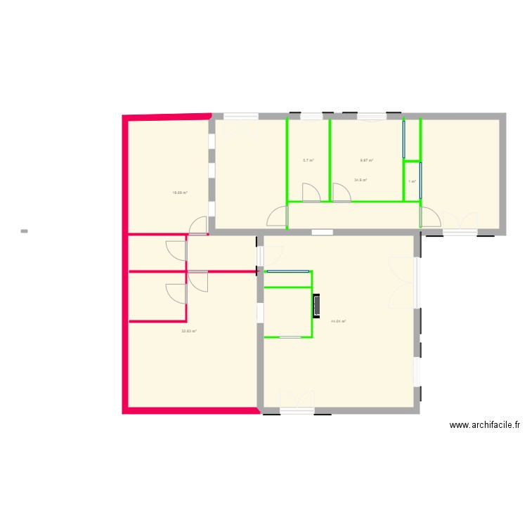 plan maison Jard. Plan de 0 pièce et 0 m2