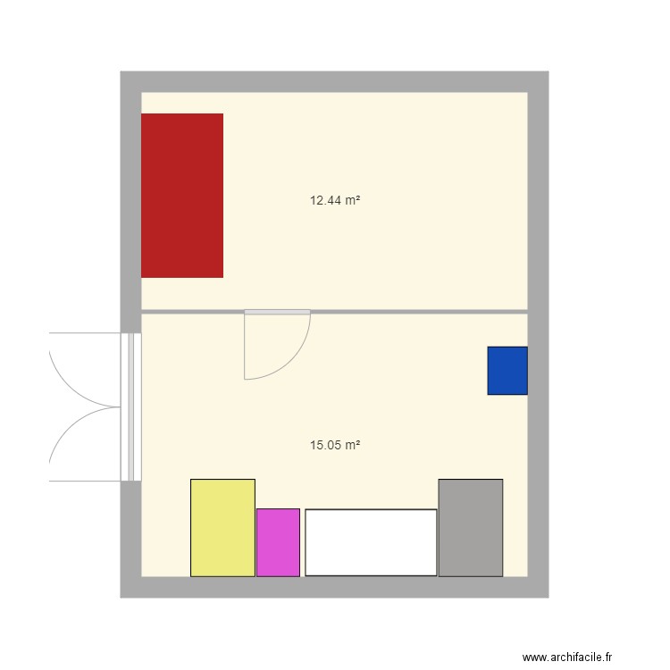 algeco peinture. Plan de 0 pièce et 0 m2