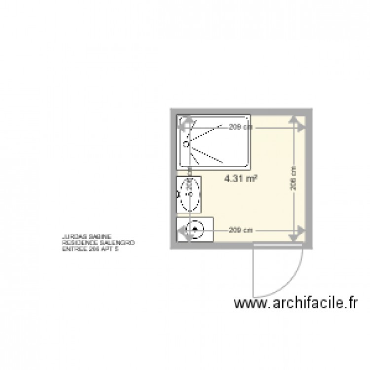 JURDAS. Plan de 0 pièce et 0 m2