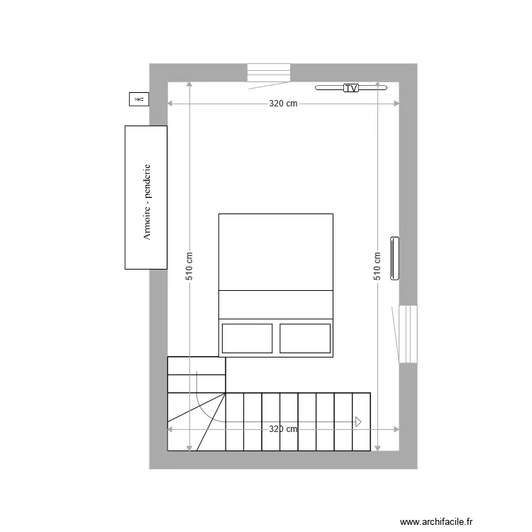 channel 1er Etage. Plan de 