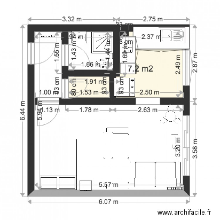 app LYD. Plan de 0 pièce et 0 m2