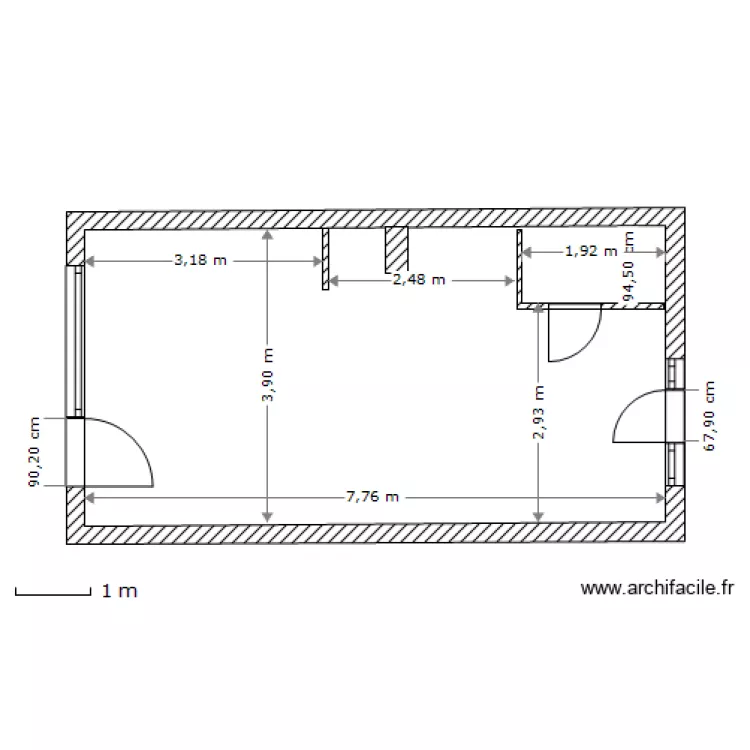 Le soldeur 157 Rt de Vouvray Bellegarde / Valserine. Plan de 