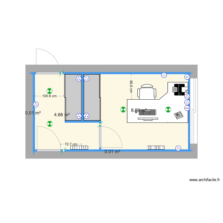 BUREAU DAVID. Plan de 0 pièce et 0 m2
