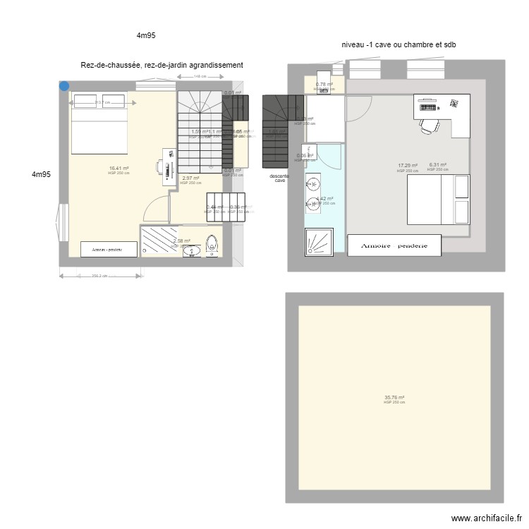 maison Lancey. Plan de 0 pièce et 0 m2