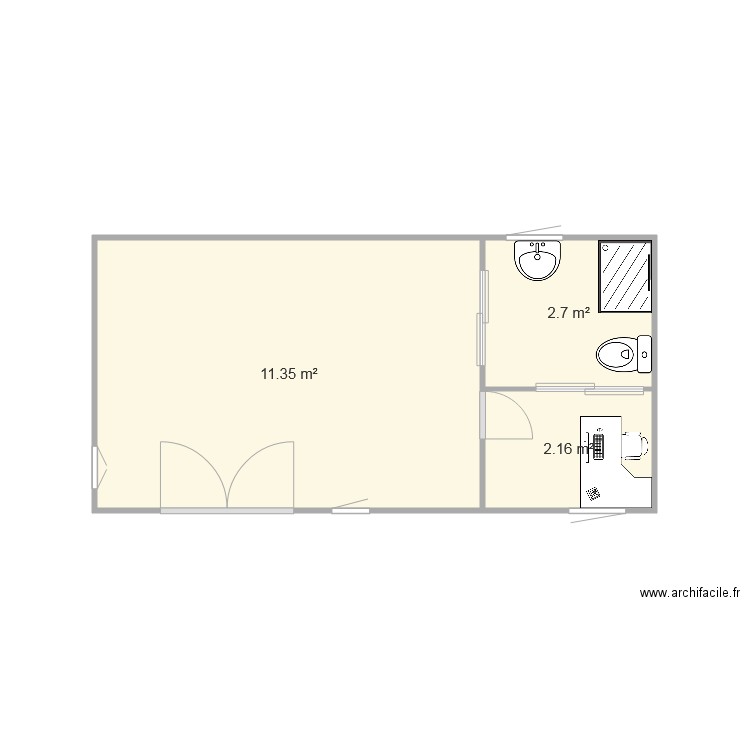 plan tiny house lucas 2. Plan de 0 pièce et 0 m2