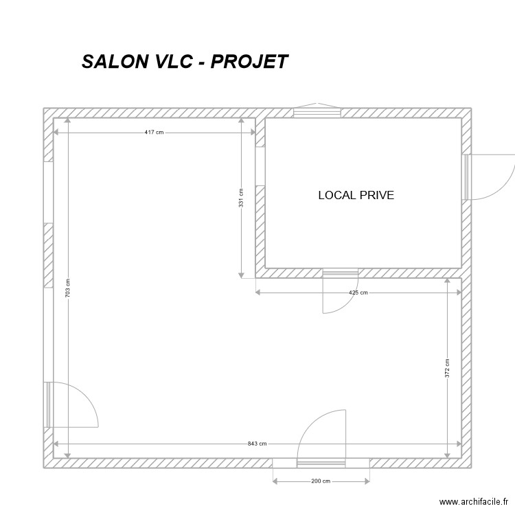 VLC - PROJET. Plan de 0 pièce et 0 m2