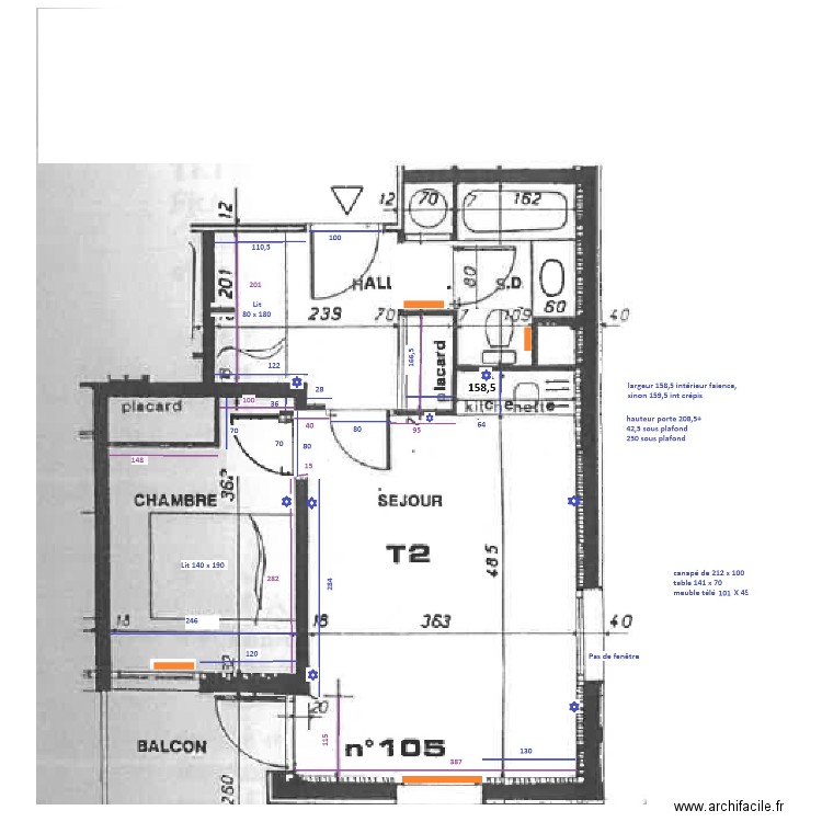 Samons B11. Plan de 0 pièce et 0 m2