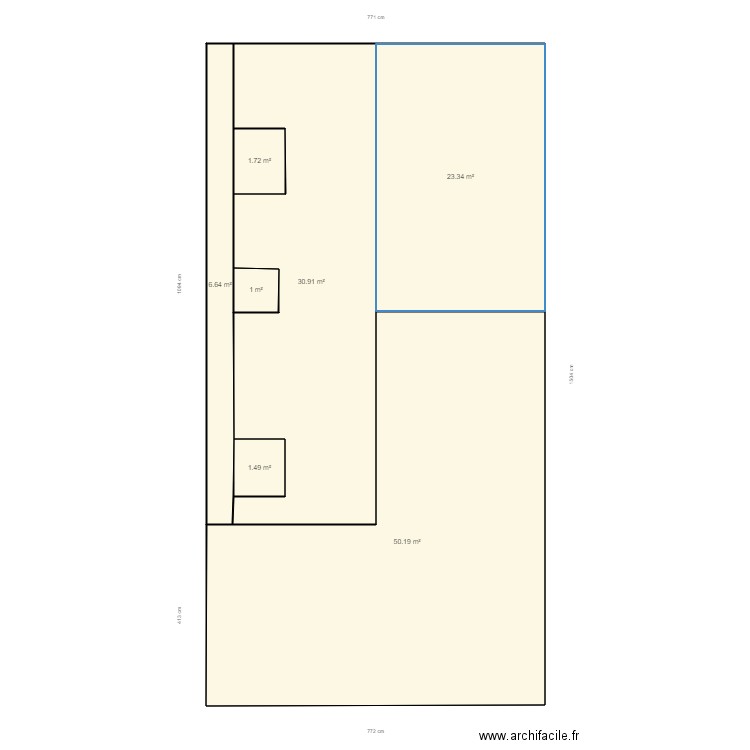 Desaga thuir. Plan de 0 pièce et 0 m2