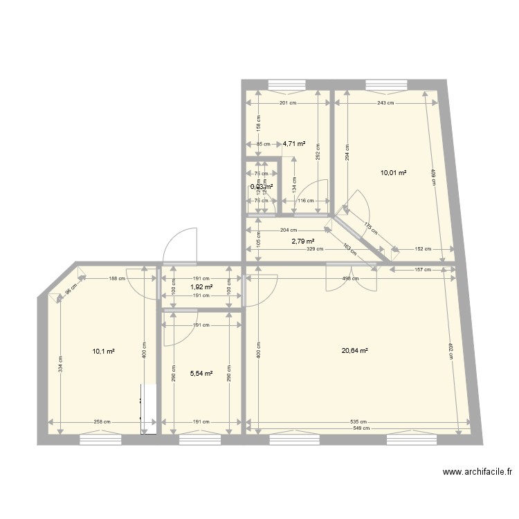 Appt Colombes. Plan de 0 pièce et 0 m2