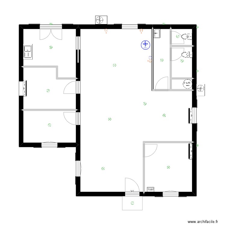 33600. Plan de 0 pièce et 0 m2