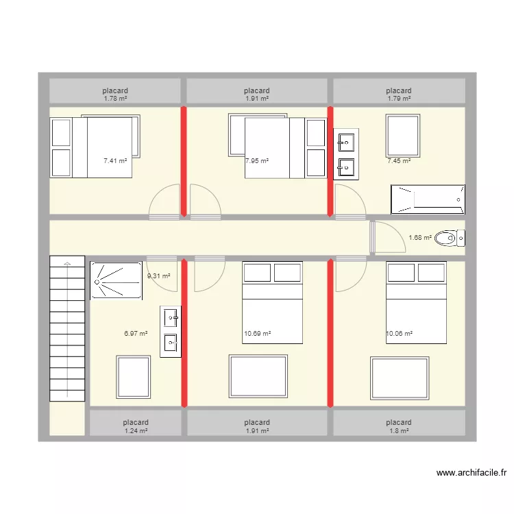 deuxi&egrave;meCACHAN4. Plan de 
