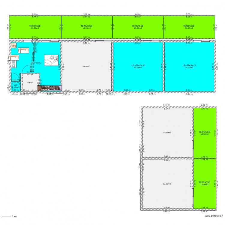 PROJET 2. Plan de 0 pièce et 0 m2