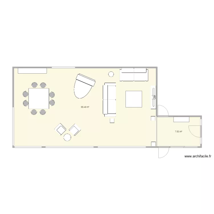 Plan du s&eacute;jour 1. Plan de 