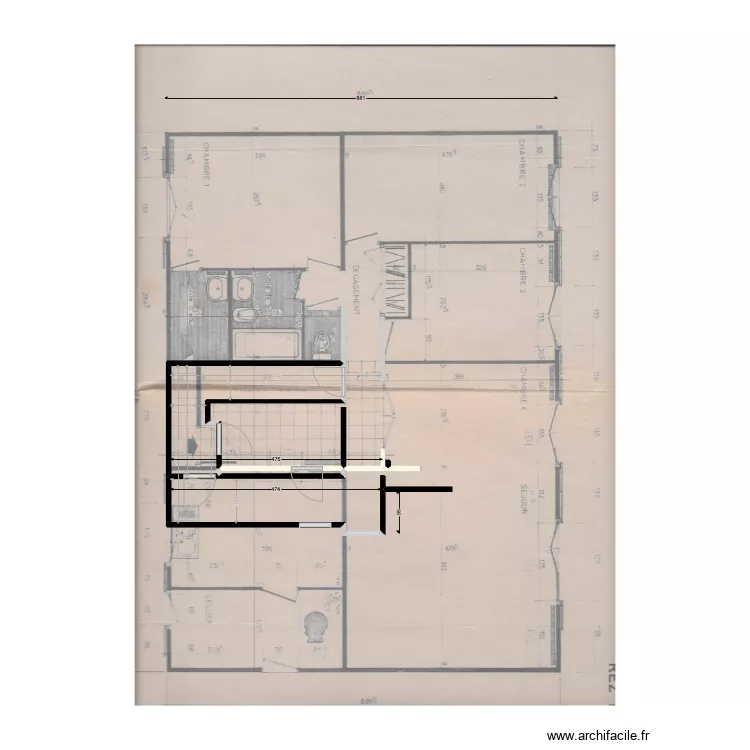 LECLERC SAGY 2. Plan de 