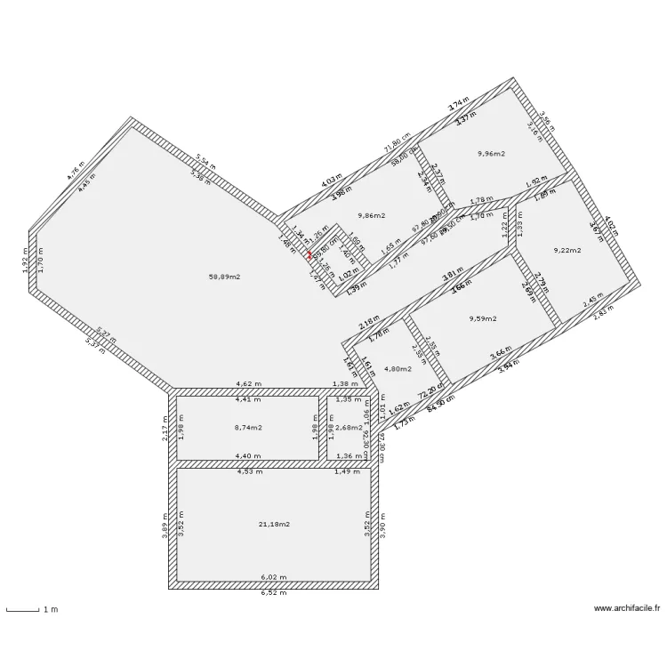 MAISON Y. Plan de MAISON Y. Plan de
