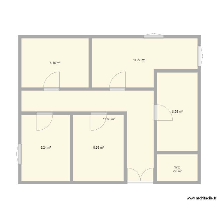 PLAN 2EME ETAGE PROWICH. Plan de 0 pièce et 0 m2