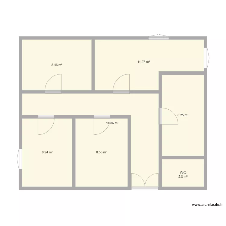 PLAN 2EME ETAGE PROWICH. Plan de 
