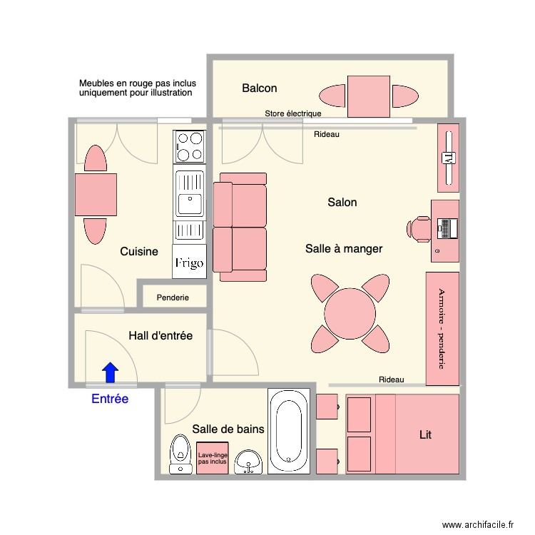 T1bis St Julien. Plan de 0 pièce et 0 m2