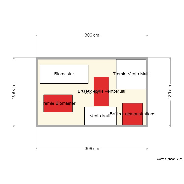 Organisation camion démonstration Moderator. Plan de 0 pièce et 0 m2